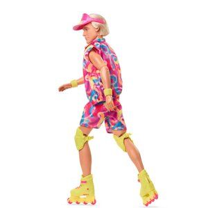 I'm Just Ken Articulated Doll Neon Pink Yellow Skate Kneepad Fannypack Barbie